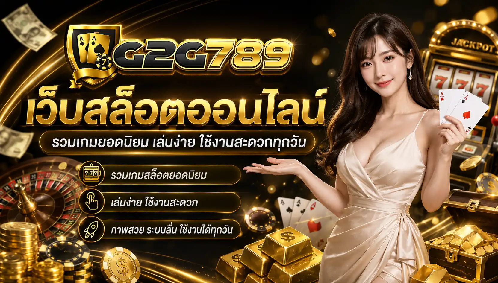 g2g789 เว็บสล็อตออนไลน์ รวมเกมยอดนิยม เล่นง่าย ใช้งานสะดวกทุกวัน