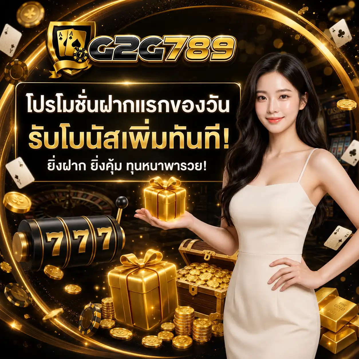 โปรโมชั่น ฝากแรก g2g789