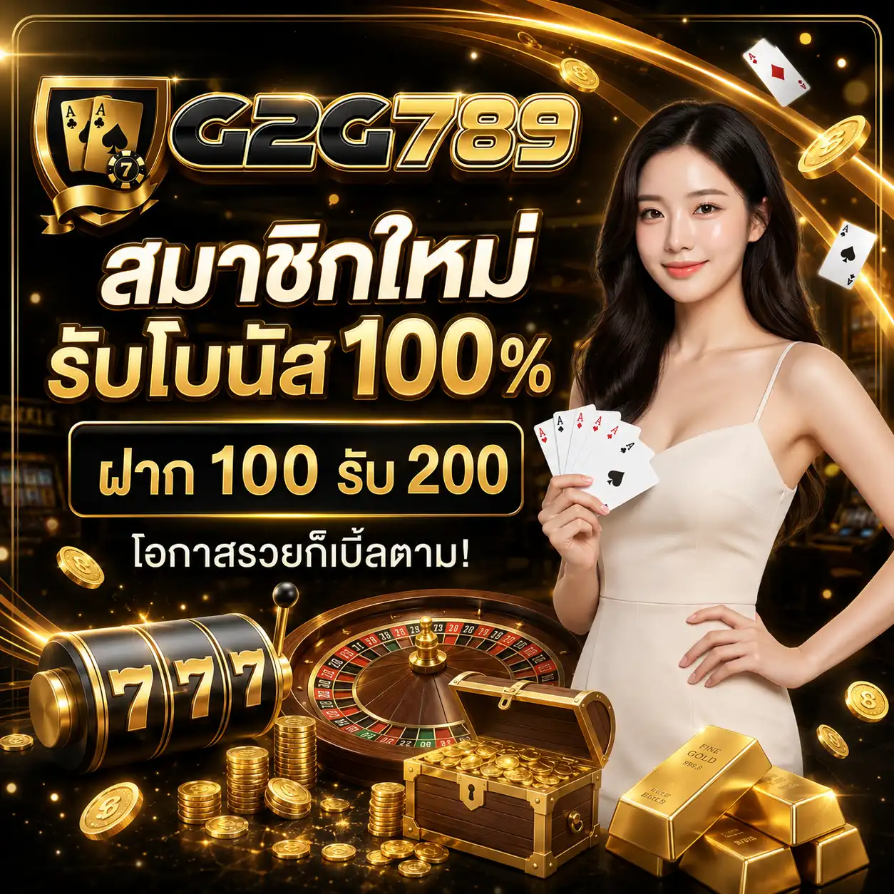 โปรโมชั่น สมาชิกใหม่ g2g789